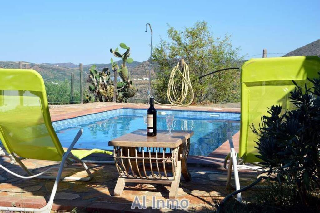 Las Palmeras - Ein Stueck Vom Paradies - Behagliches Haus Mit Pool Algodonales Eksteriør bilde
