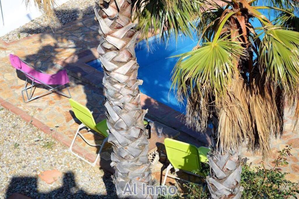 Las Palmeras - Ein Stueck Vom Paradies - Behagliches Haus Mit Pool Algodonales Eksteriør bilde
