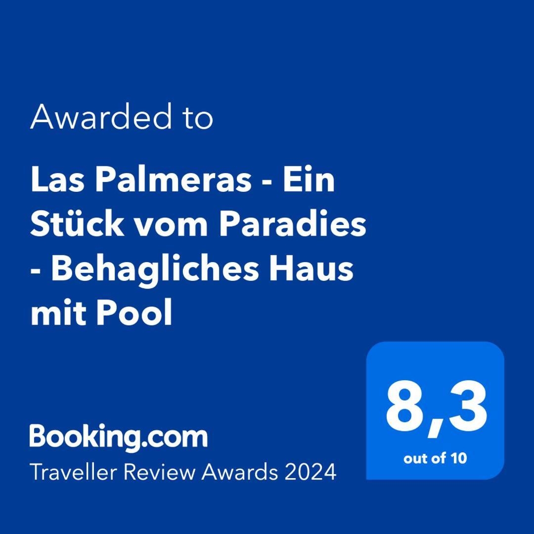 Las Palmeras - Ein Stueck Vom Paradies - Behagliches Haus Mit Pool Algodonales Eksteriør bilde